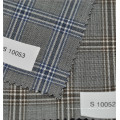 Anti-statique vente chaude peignée 70% laine 30% polyester plaid laine tissu de costume